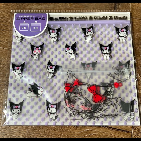 KUROMI-Imported (NWT) Reusable Zipped Plastic Bags - Picture 7 of 9